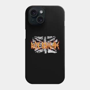 Black distressed RB Logo Phone Case