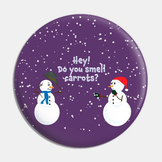 Christmas Snowmen Pin by Cosmic-Fandom