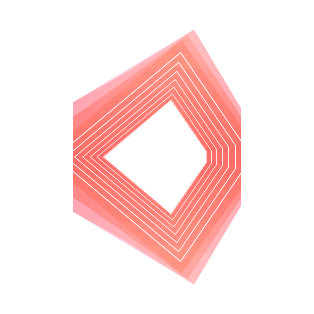 Geometric minimal linear pink by carolsalazar