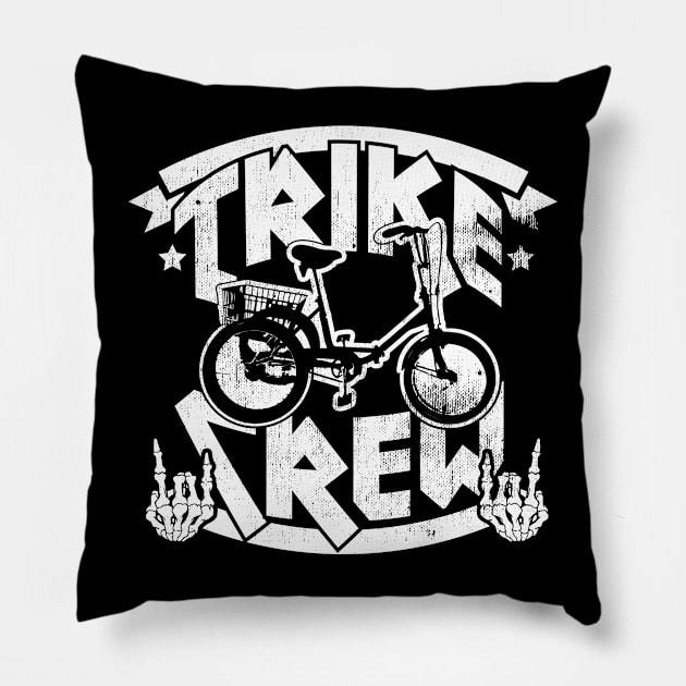 Trike Crew Pillow by Gimmickbydesign