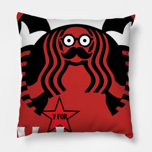 V for Velarde tee Pillow