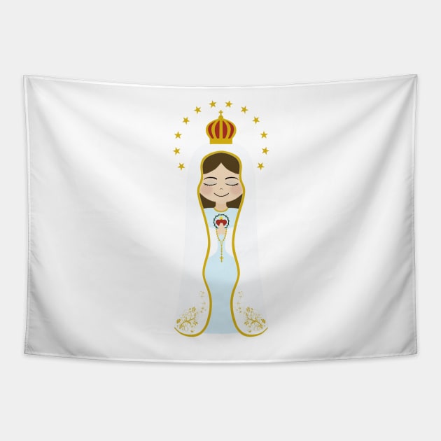 Our Lady of Fatima Tapestry by alinerope