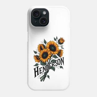 Henderson Sunflower Phone Case