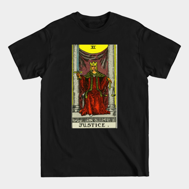 Disover Justice Tarot Card - Tarot Cards - T-Shirt