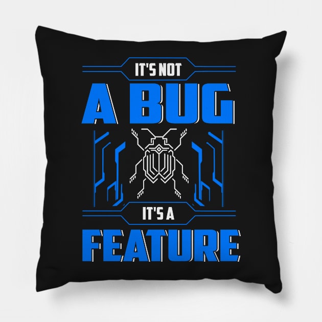 It's not a bug, it's a feature! Pillow by krc0217