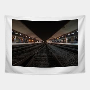 Train Tracks Tapestry