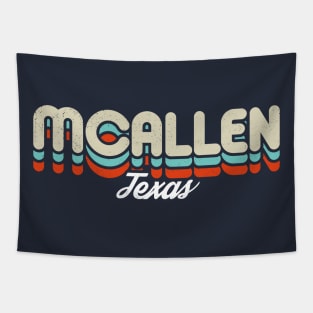 Retro McAllen Texas Tapestry