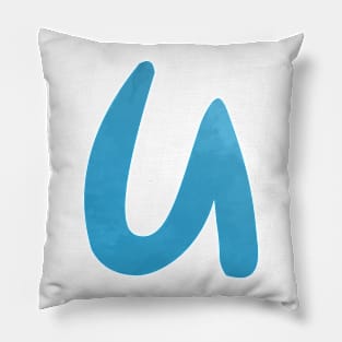 u Inspired Silhouette Pillow