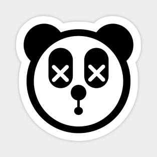 Dead-tired Panda Sticker Magnet