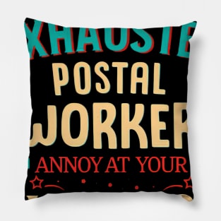 Postal Worker Pillow