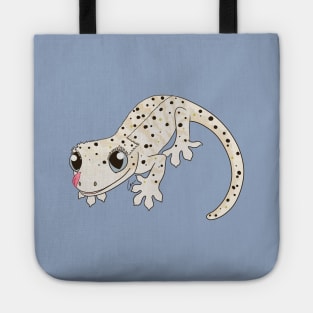 Crested Gecko, White Dalmatian with yellow spots Tote