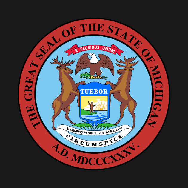 Seal of Michigan by Flags of the World