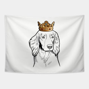 Welsh Springer Spaniel Dog King Queen Wearing Crown Tapestry