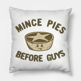 Mince Pies Before Guys Kawaii Mince Pie Pillow