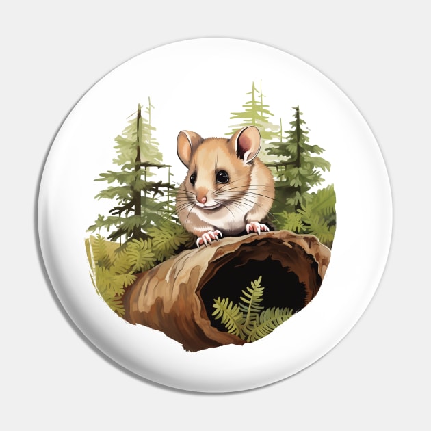 Dormouse Pin by zooleisurelife