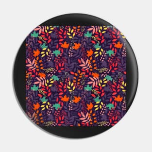 Autumn floral pattern Pin