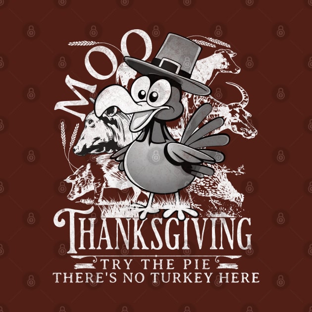 Turkey Moo Funny Thanksgiving Costume a Family Turkey Joke by alcoshirts