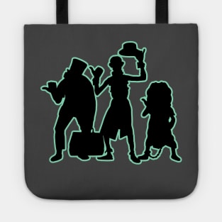 Hitchhiking Ghosts Glowing Silhouette Tote