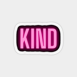 kind purple glowing design Magnet