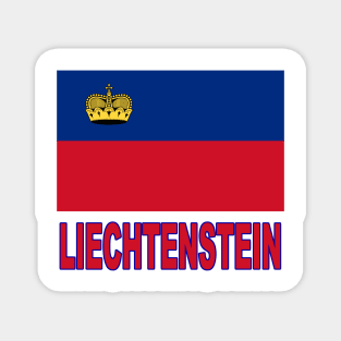 The Pride of Liechtenstein - National Flag Design Magnet