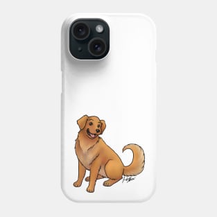 Dog - Golden Retriever - Red Gold Phone Case