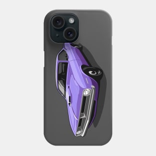 1970 Plymouth Barracuda in  In Violet Phone Case