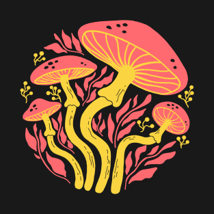Botanical Mushrooms T-Shirt