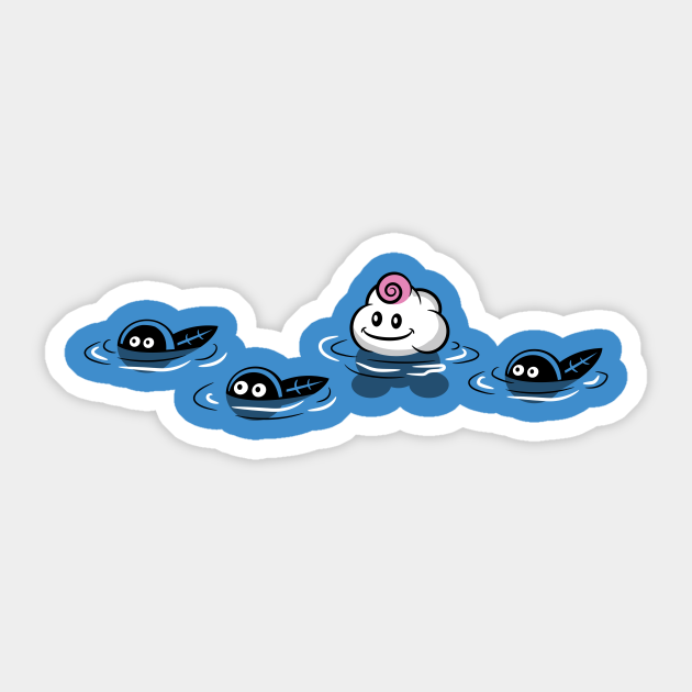 Just a bunch of Tadpoles - Nintendo - Sticker