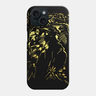 Gold Structure - Gothic Landscape Phone Case