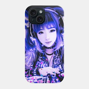 Japanese Female DJ Club Vibes! Phone Case