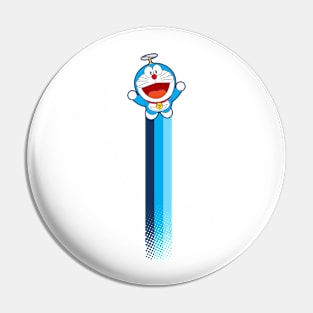 DORAEMON -3 coarse stripes Pin