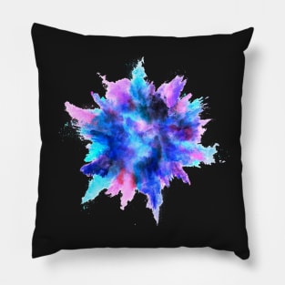 Blue Dust Explosion Pillow