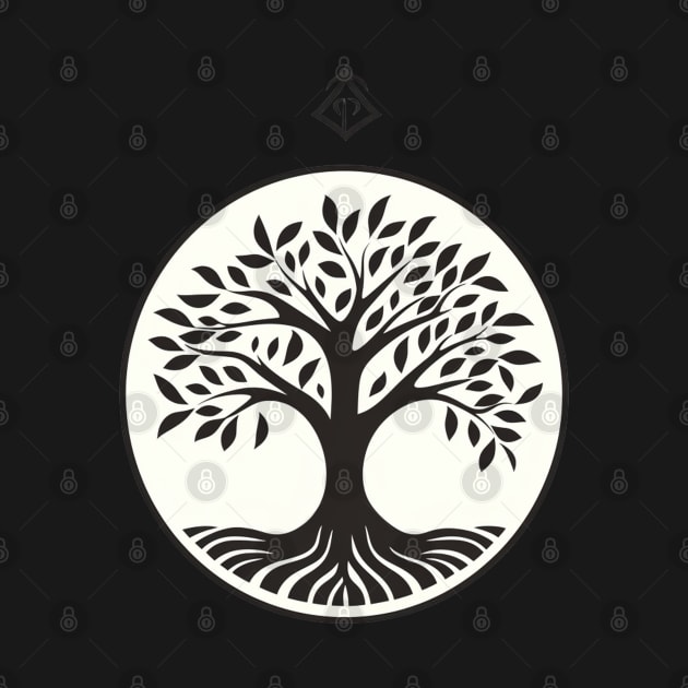 Contemporary Black Deciduous Tree Design by Greenbubble