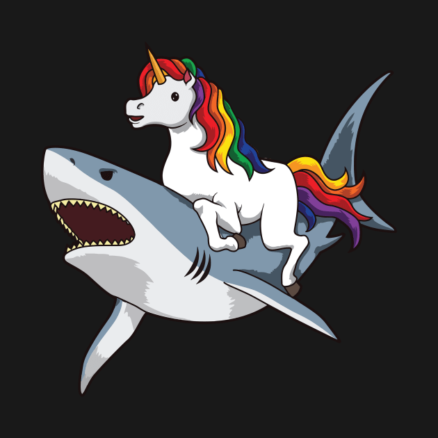 Unicorn Riding Shark by Aratack Kinder