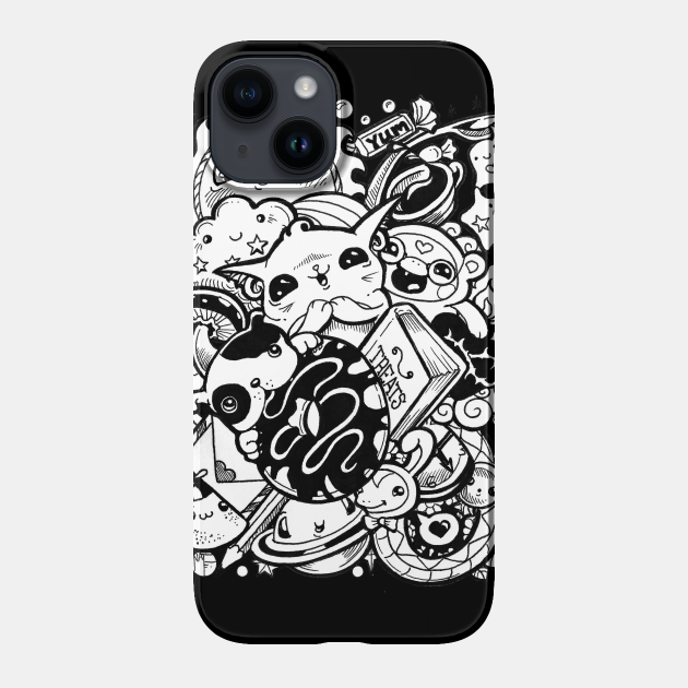 Have a Yummy Day - Doodle Art - Animal - Phone Case | TeePublic Have a Yummy Day - Doodle Art - Animal - Phone Case | TeePublic