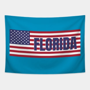 Florida State in American Flag Tapestry