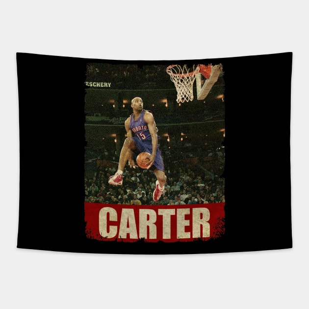 Vince Carter - NEW RETRO STYLE Tapestry by FREEDOM FIGHTER PROD