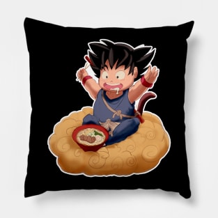 Kid Goku and the Flying Nimbus Pillow