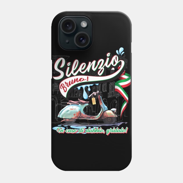 Silenzio, Bruno! Phone Case by Alema Art