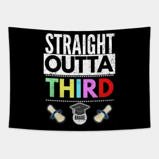 Straight Outta 3rd Grade Graduation Last Day Of School 2022 Tapestry