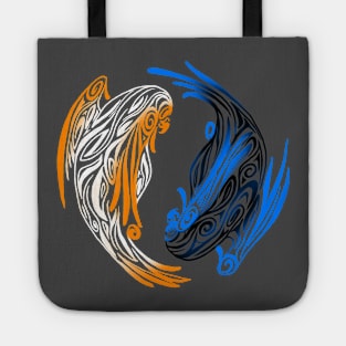 Opposites attract. Tote