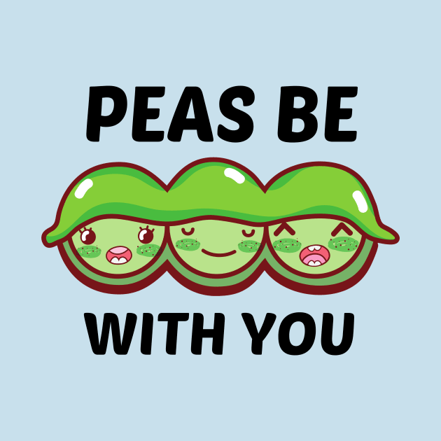 Peas Be With You - Cue Peas Pun by Allthingspunny