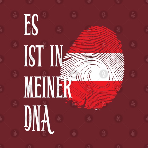 Flag of Austria in fingerprint by A Zee Marketing