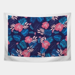 Monstera Plant Tropical Pattern Tapestry