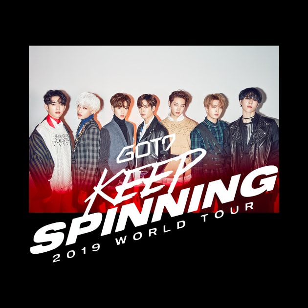 7 GOT7 KEEP SPINNING 2020 TOP MERCH by shiteter