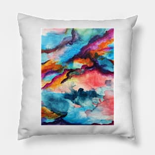 Unexpected Painting Blends Pillow