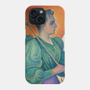 Woman with an Umbrella by Paul Signac Phone Case