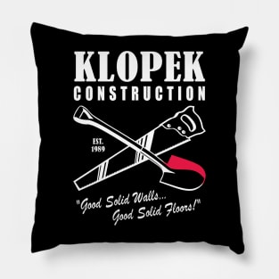 Klopek Construction - (Darks) Pillow