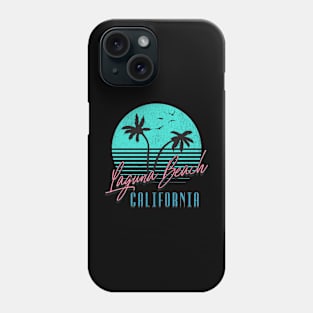 Laguna Beach Retro Sunset Phone Case