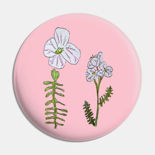 Cuckoo Wildflower Pin